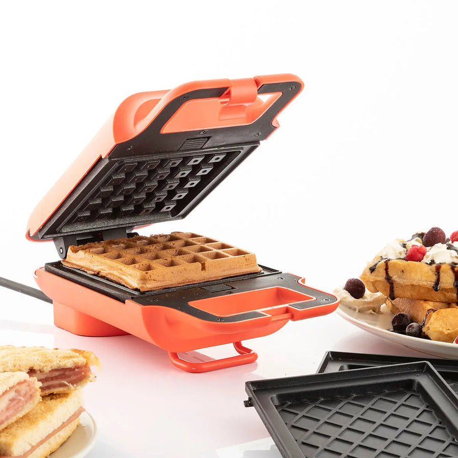 2-in-1 Waffel- und Sandwich-Maker mit Rezepten Wafflicher InnovaGoods - Image #7