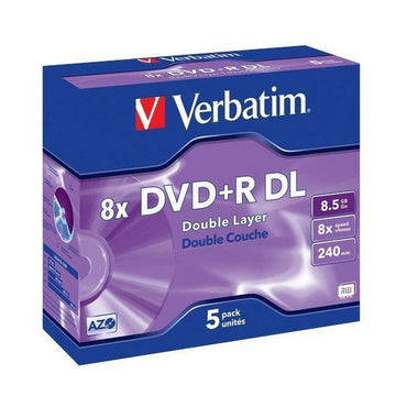 DVD-R Verbatim    8,5 GB 8x 5 pcs 5 Stück 8,5 GB 8x