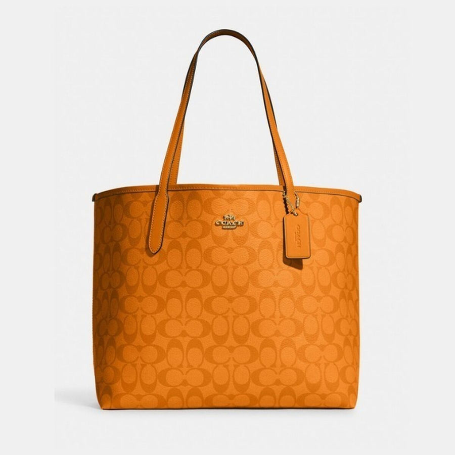 Damen Handtasche Coach CA157-IMNXU 46 x 29 x 16 cm Orange