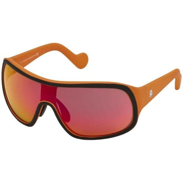 Unisex-Sonnenbrille Moncler ORANGE MIRROR SHIELD UNISEX