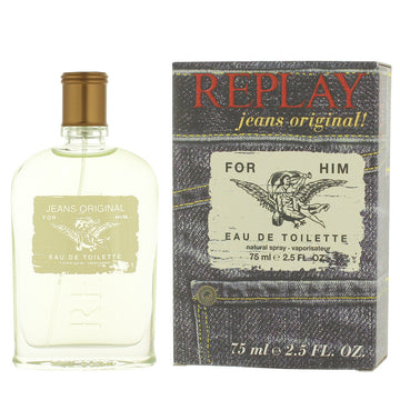 Herrenparfüm Replay EDT Jeans Original For Him (75 ml)