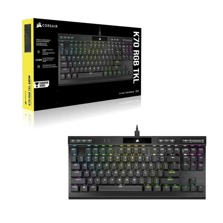 Gaming Keyboard Corsair K70 RGB TKL Qwerty Spanish