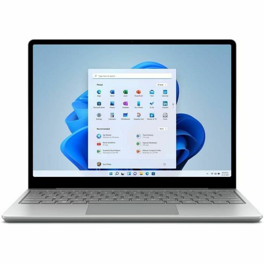 Notebook 2-in-1 Microsoft Surface Laptop Go 2 Azerty Französisch 128 GB SSD 8 GB RAM Intel® Core™ i5 12,4