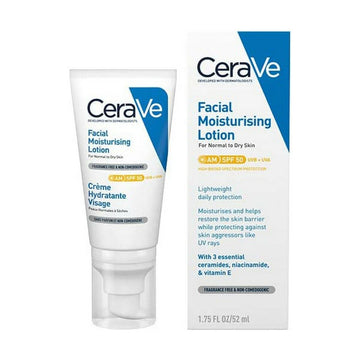 Feuchtigkeitsspendende Gesichtslotion CeraVe SPF 50 (52 ml)