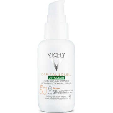 Sonnenschutz-Fluid Vichy Capital Soleil Uv Clear Anti-Schönheitsfehler Spf 50 (40 ml)