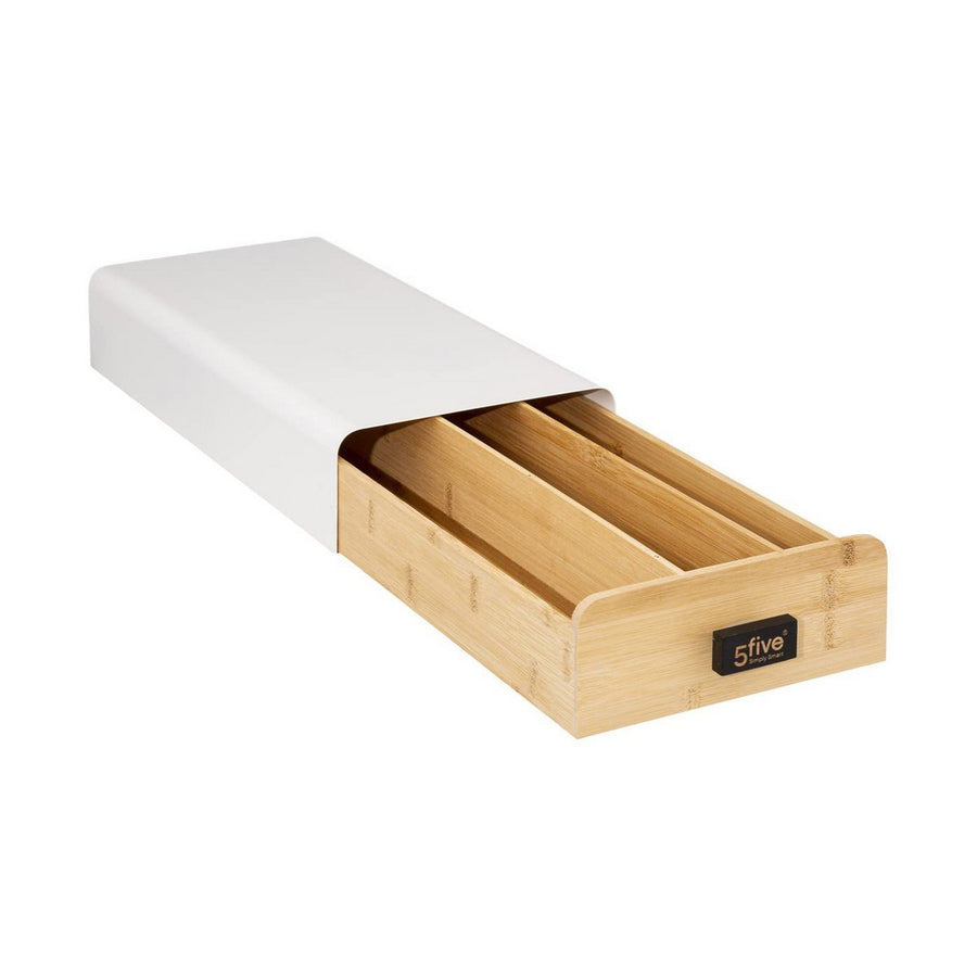 Organizer für Kaffeekapseln 5five Blanc Kitchen (38 x 17,8 x 7,3 cm)