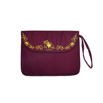 Handtasche Karl Marc John 1209-AUBERGINE Unisex Rot (29 x 21 cm)