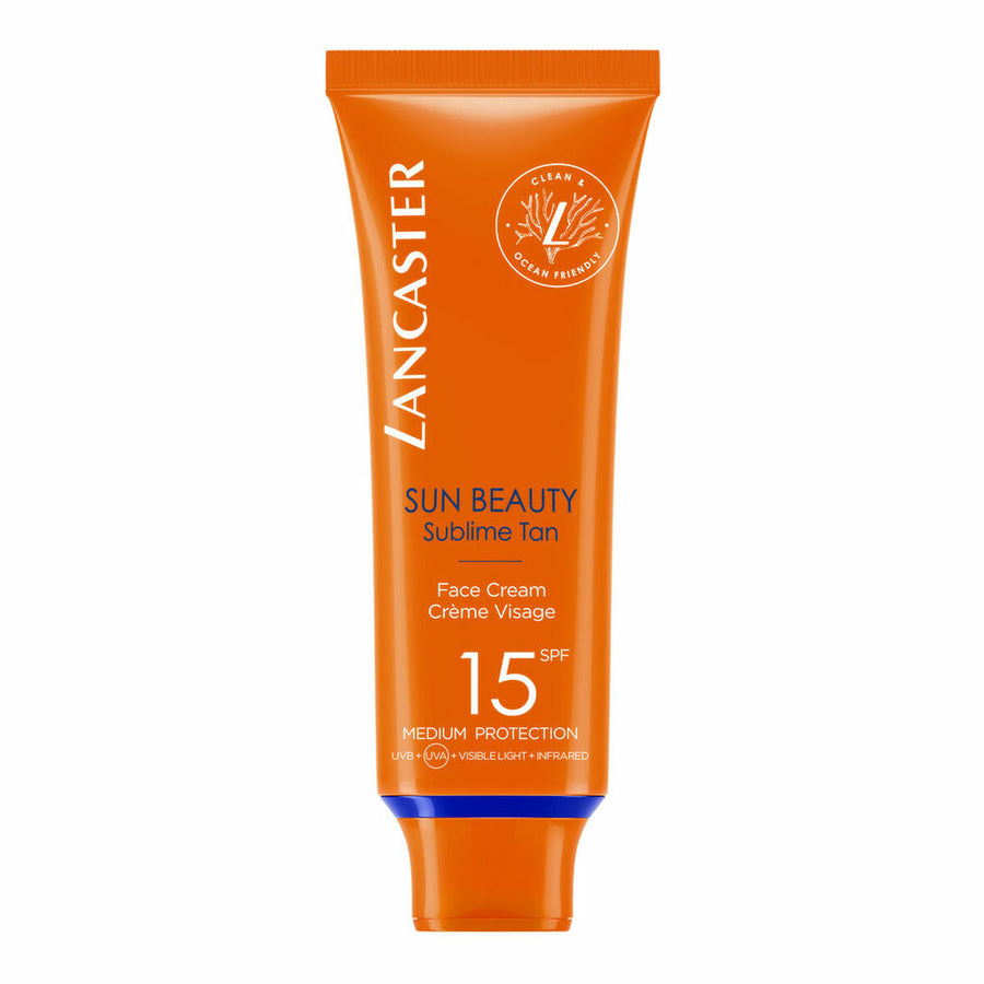 Sonnenschutzcreme für das Gesicht Lancaster Sun Beauty Sublime Tan SPF15 Gesichtscreme (50 ml)