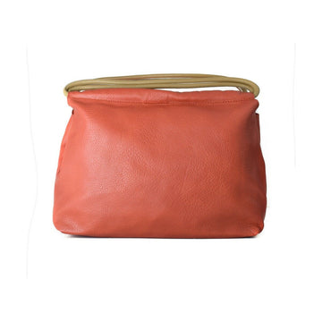 Damen Handtasche Manoukian NIKITA-TERRACOTA Rot (33 x 23 x 12 cm)