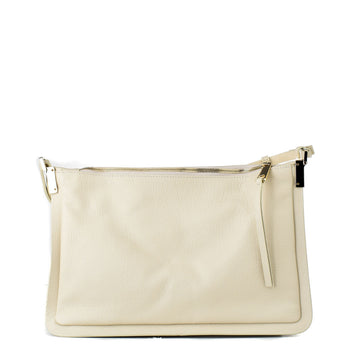 Damen Handtasche Minelli MC-601-ECRU Beige (32 x 21 x 9 cm)