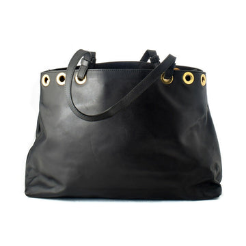 Damen Handtasche Minelli MC611 Schwarz (36 x 25 x 12 cm)