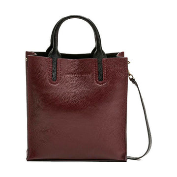 Damen Handtasche Maison Heritage TENA-BORDEAUX Rot (25 x 28 x 10 cm)