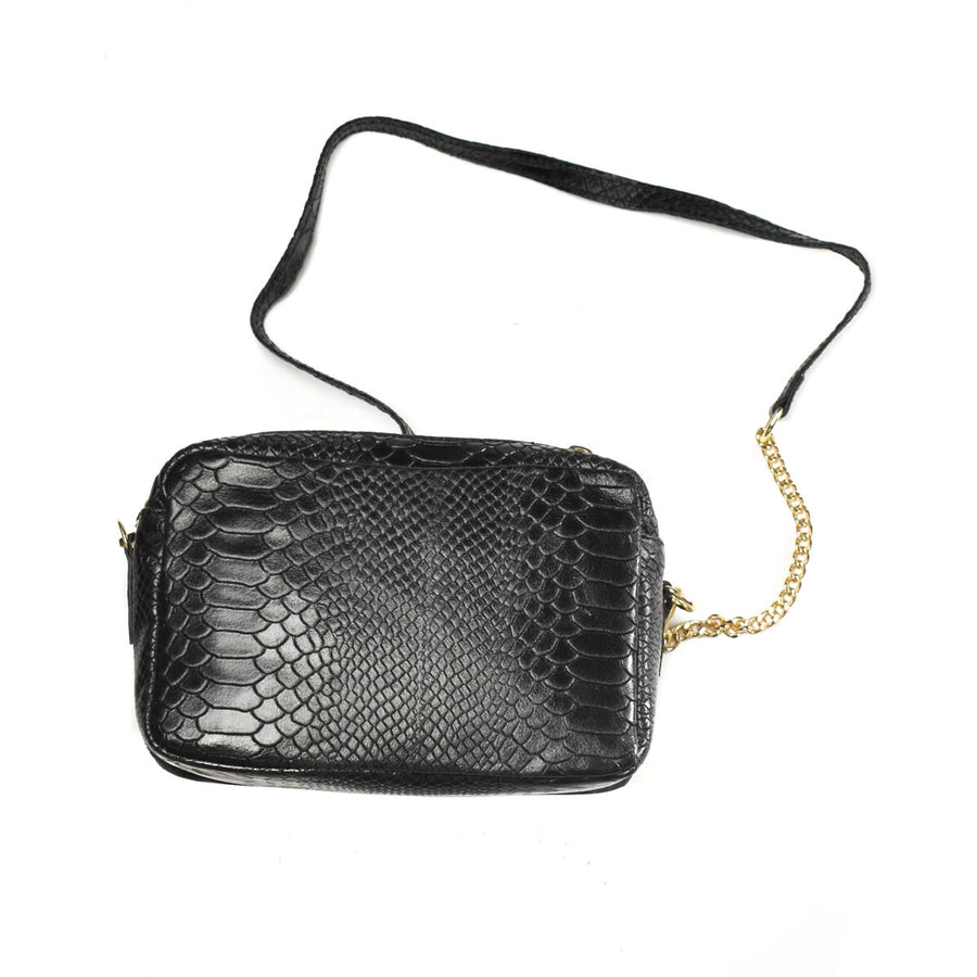 Damen Handtasche 1987 by Abaco CLEO-NOIR Schwarz (19 x 13 x 8 cm)