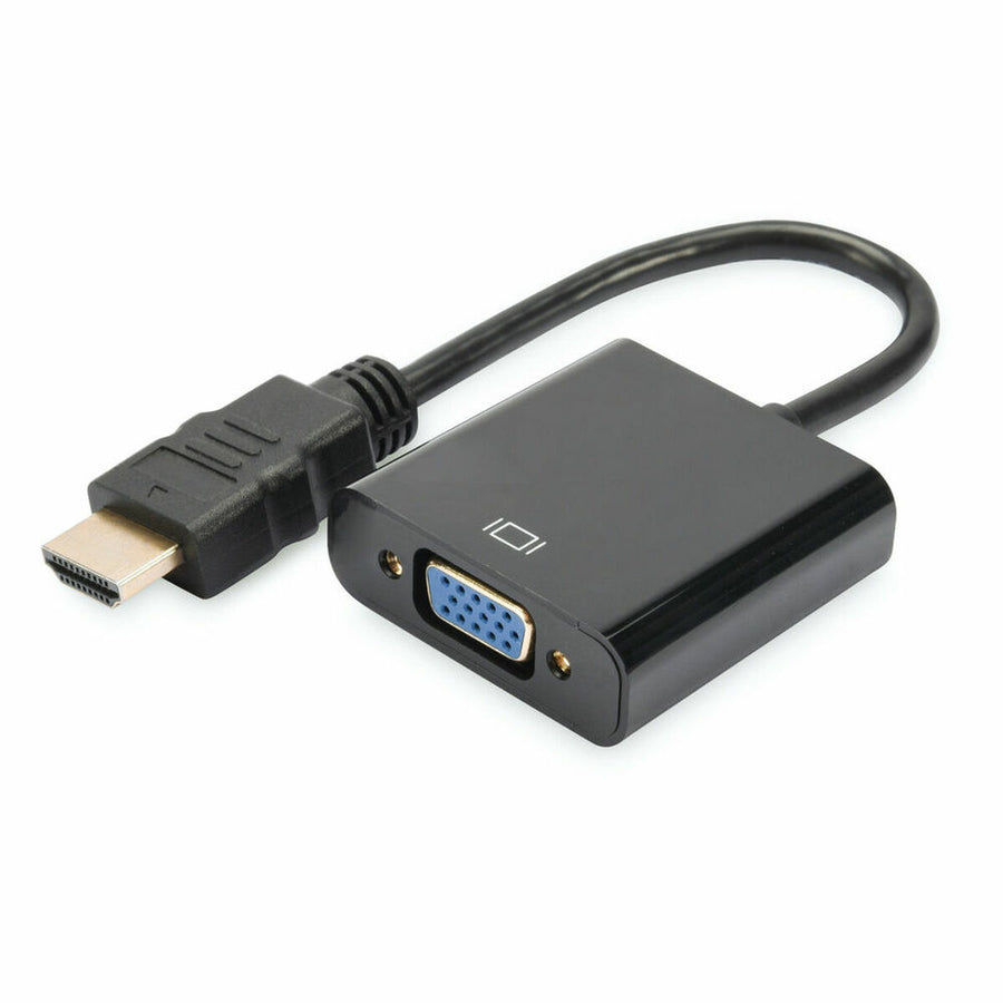 Adaptador HDMI a VGA Digitus DIGITUS Convertidor HDMI a VGA Negro