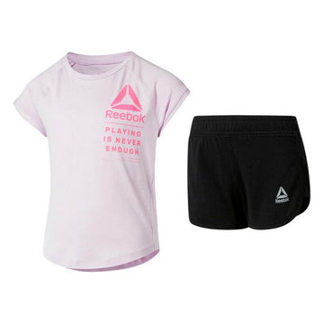 Sportset für Kinder Reebok G ES SS MONGLW BABY Rosa Weiß