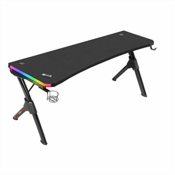 Tisch Mars Gaming MGDXLRGB Mesa Gaming Ergonómica RGB Negro Grande Schwarz Stahl 160 x 60 cm