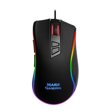 LED Gaming-Maus Mars Gaming MM218 10000 dpi Schwarz