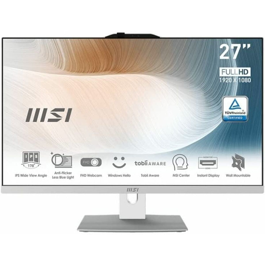 Todo en Uno MSI Modern AM272P 12M-013EU Intel Core I7-1260P 27