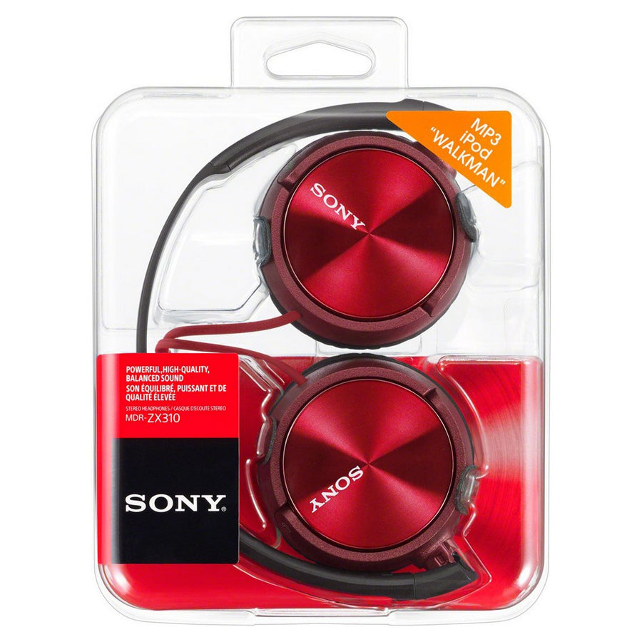 Diadem-Kopfhörer Sony MDRZX310APR.CE7 Rot Dunkelrot (Restauriert B)