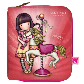 Tasche Gorjuss Carousel Lachsfarben (10 x 12 x 3 cm)