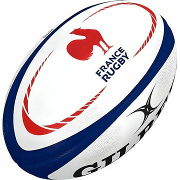 Rugby Ball Gilbert  FRANCE 5 Bunt Blau