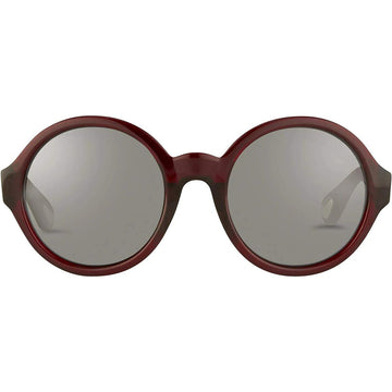 Damensonnenbrille Linda Farrow ANN DEMEULEMEESTER 7 BURGUNDY 925 SILVER