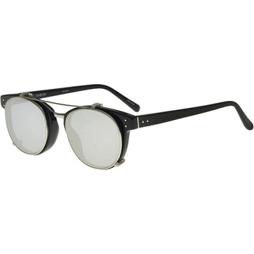 Damensonnenbrille Linda Farrow 581 BLACK WHITE GOLD