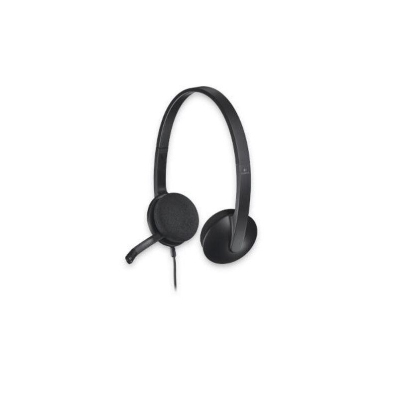 Auriculares con micrófono Logitech 981-000475 USB 1,8 m Negro (1 pieza)