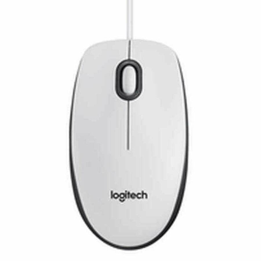 Ratón óptico Logitech 910-003360 800 dpi Blanco (1 pieza)