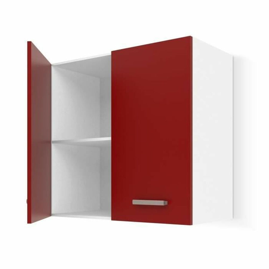 Schrank Braun Rot PVC Kunststoff Melamine 60 x 31 x 55 cm