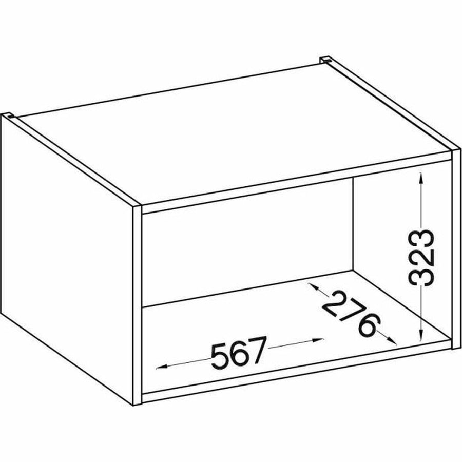 Schrank 60 x 31,6 x 36 cm Grau