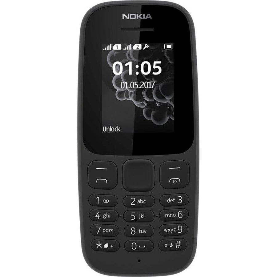 Mobiltelefon Nokia 105SS Schwarz 1,8