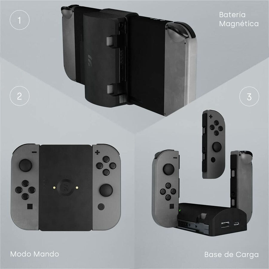 Wiederaufladbare Batterie Remotto Nintendo Switch