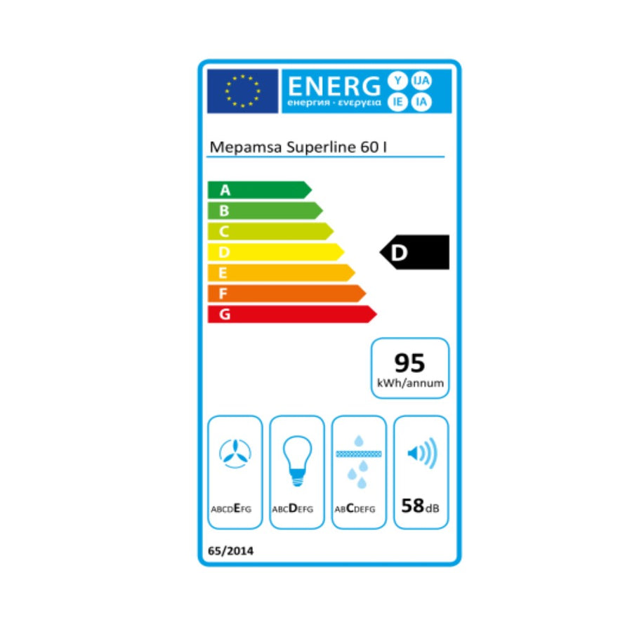 Conventional flue Mepamsa 223285 60 cm