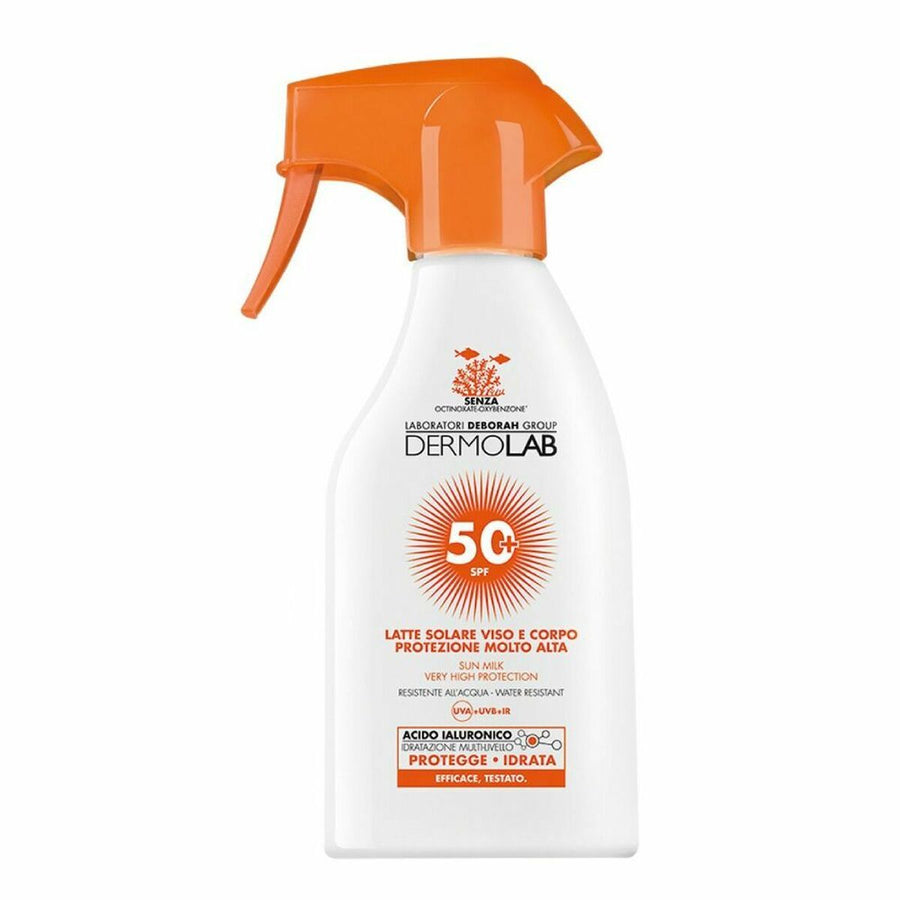 Spray de protección solar Deborah Dermolab SPF50+ leche solar (250 ml)