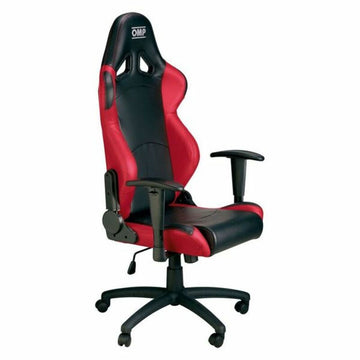 Gaming-Stuhl OMP OMPHA/777E/NR Schwarz/Rot Rot/Schwarz