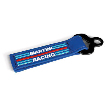 Schlüsselanhänger Sparco Martini Racing Blau Leder