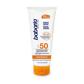 Sonnenschutzcreme für das Gesicht SOLAR ADN INVISIBLE Babaria Solar Adn Invisible Spf 50 (75 ml) 75 ml Spf 50