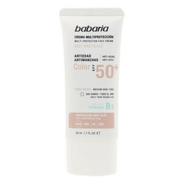 Anti-Sonnenfleckencreme Multi-Protection Color Babaria Spf 50+ (50 ml)