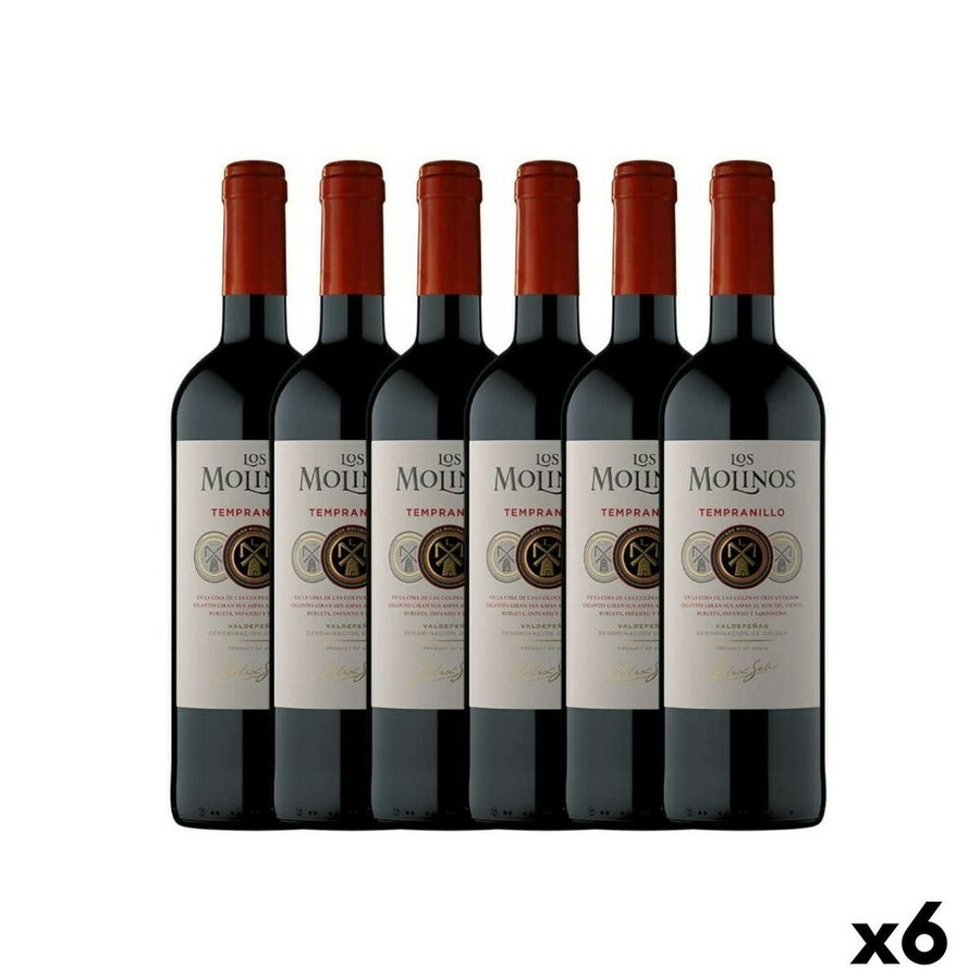 Rotwein Los Molinos 63253 (Pack 6x)