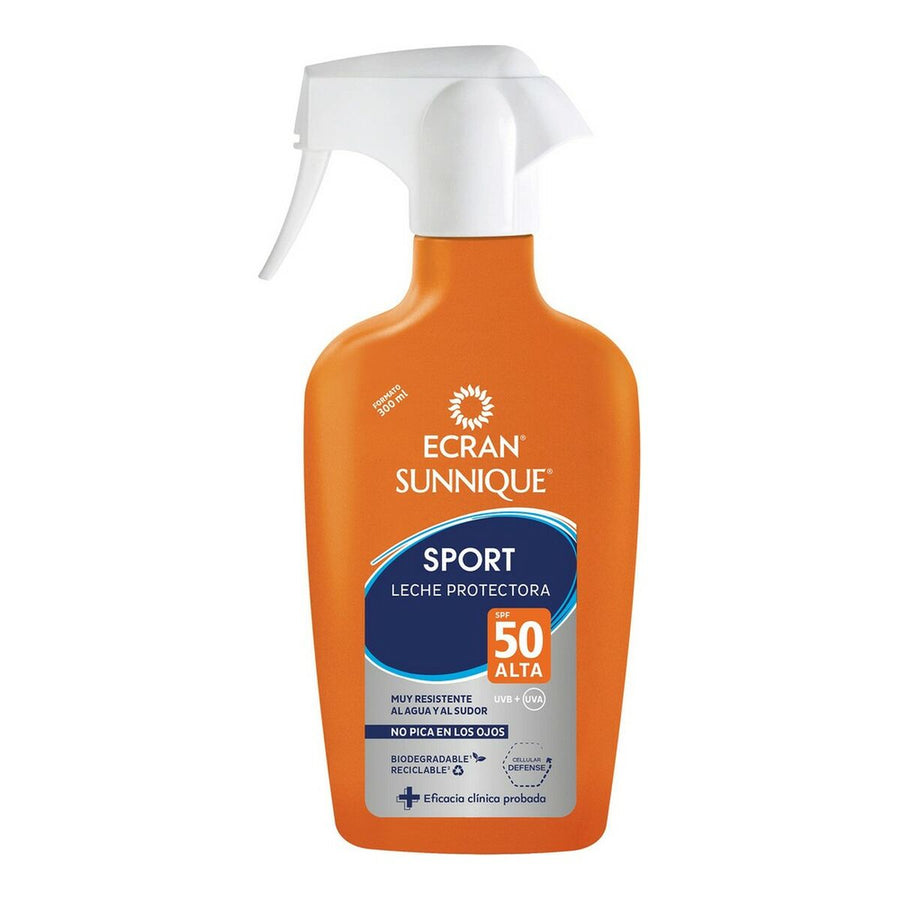 Spray Protector Solar Corporal Ecran Sunnique Sport Leche Solar Spf 50 (300 ml)