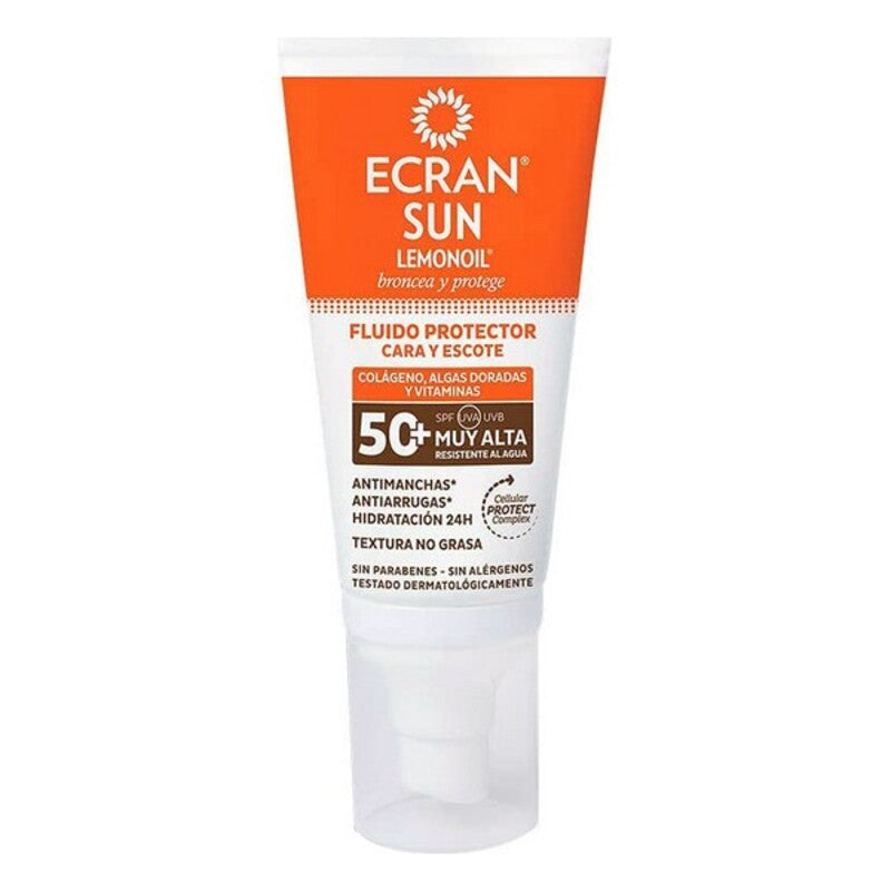 Sonnenschutzcreme für das Gesicht Sun Lemonoil Ecran SPF 50