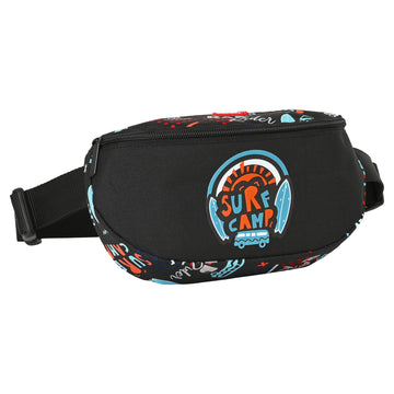 Gürteltasche Safta Surf Camp Schwarz Orange Hellblau (23 x 14 x 9 cm)