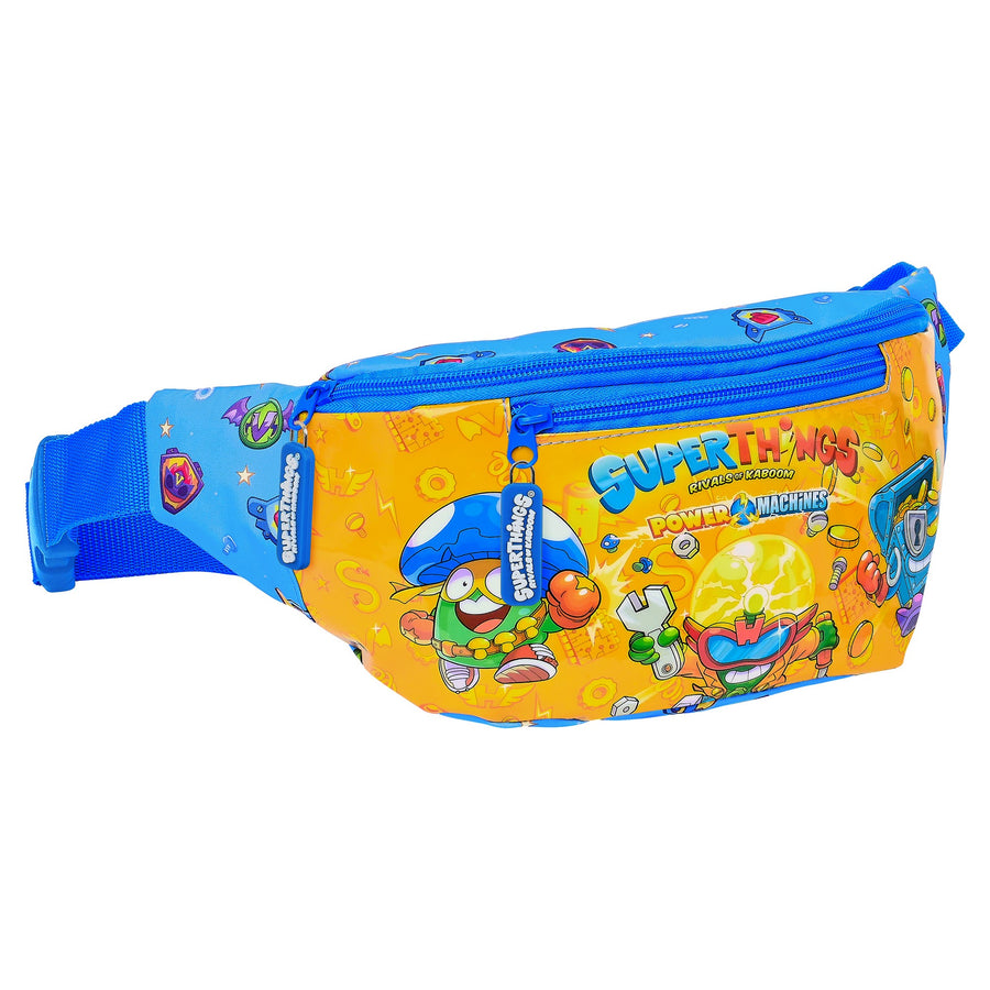 Belt Bag SuperThings Blue Colorful (23 x 12 x 9 cm)