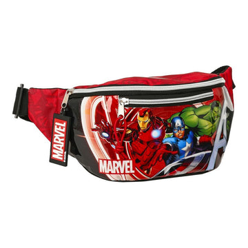 Gürteltasche The Avengers Infinity Rot Schwarz (23 x 12 x 9 cm)