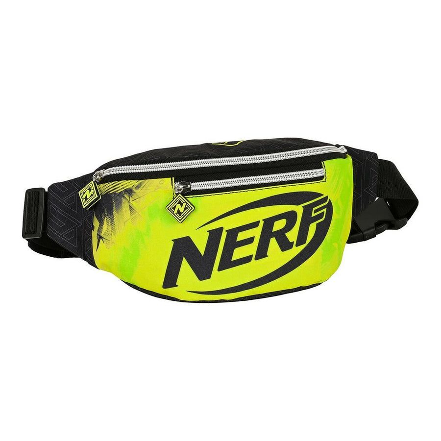 Riñonera Nerf Neon Negro Verde Neón (23 x 12 x 9 cm)