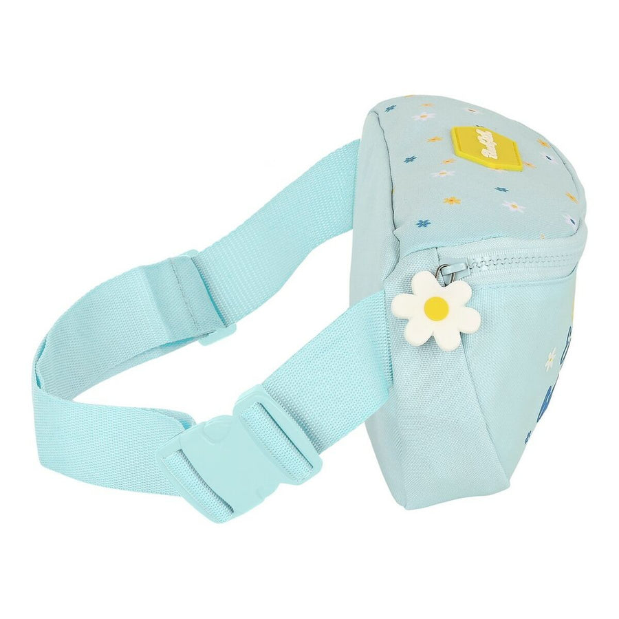 Belt bag BlackFit8 Daisies light blue (23 x 14 x 9 cm)