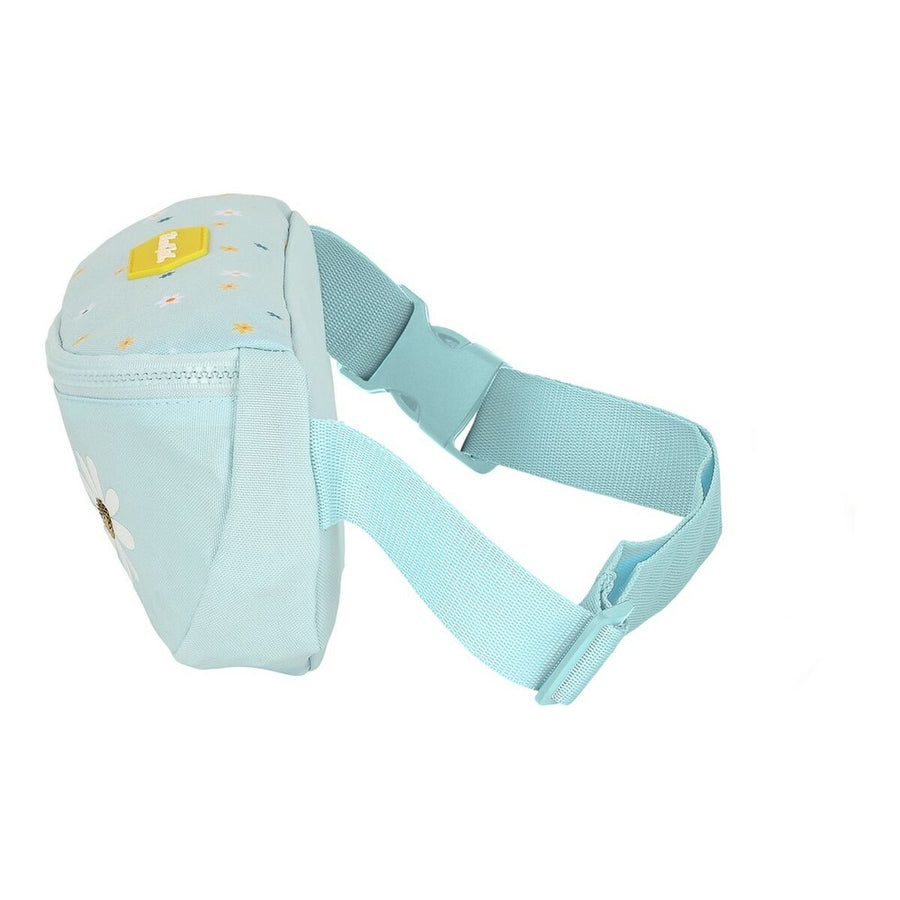 Belt bag BlackFit8 Daisies light blue (23 x 14 x 9 cm)