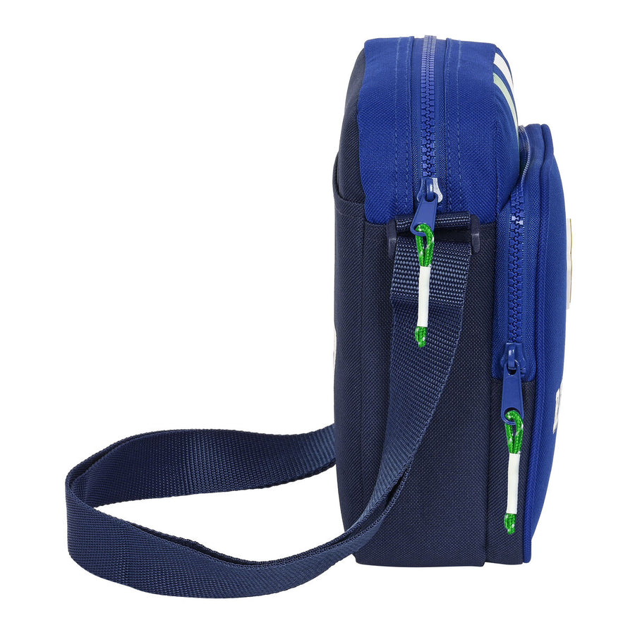 Bolso Bandolera Real Betis Balompié Azul (16 x 22 x 6 cm)