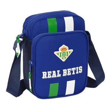 Umhängetasche Real Betis Balompié Blau (16 x 22 x 6 cm)